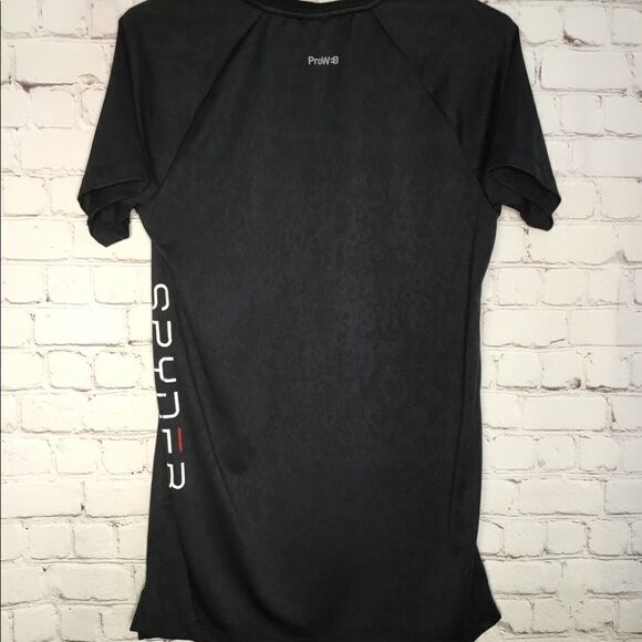 Spyder Men's Active Short Sleeve Tee‎ T-Shirt ProWeb Microfleece Black Size M. - Picture 7 of 8